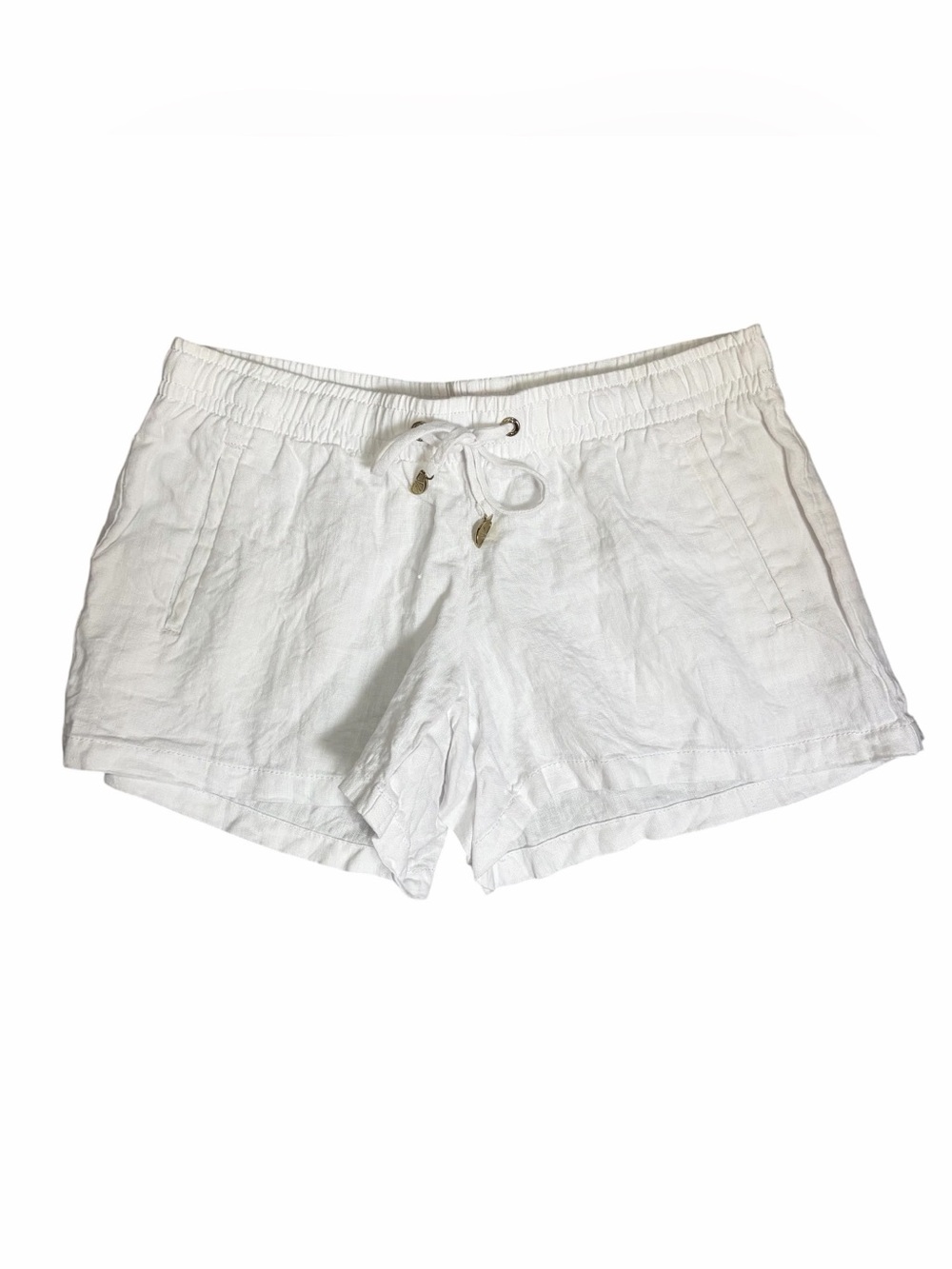 Lilly Pulitzer white linen shorts small